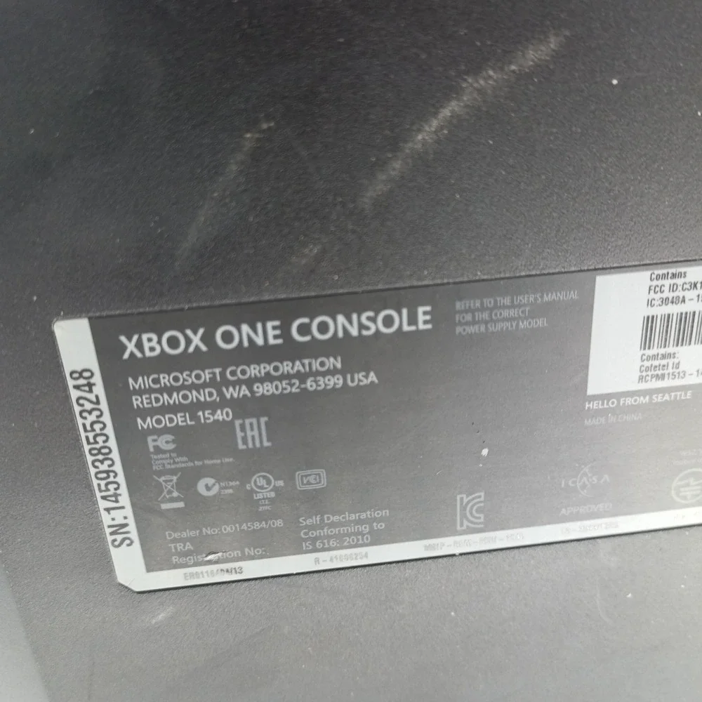 Microsoft Xbox One Black Video Game Console Model 1540 Tested Working Only #10